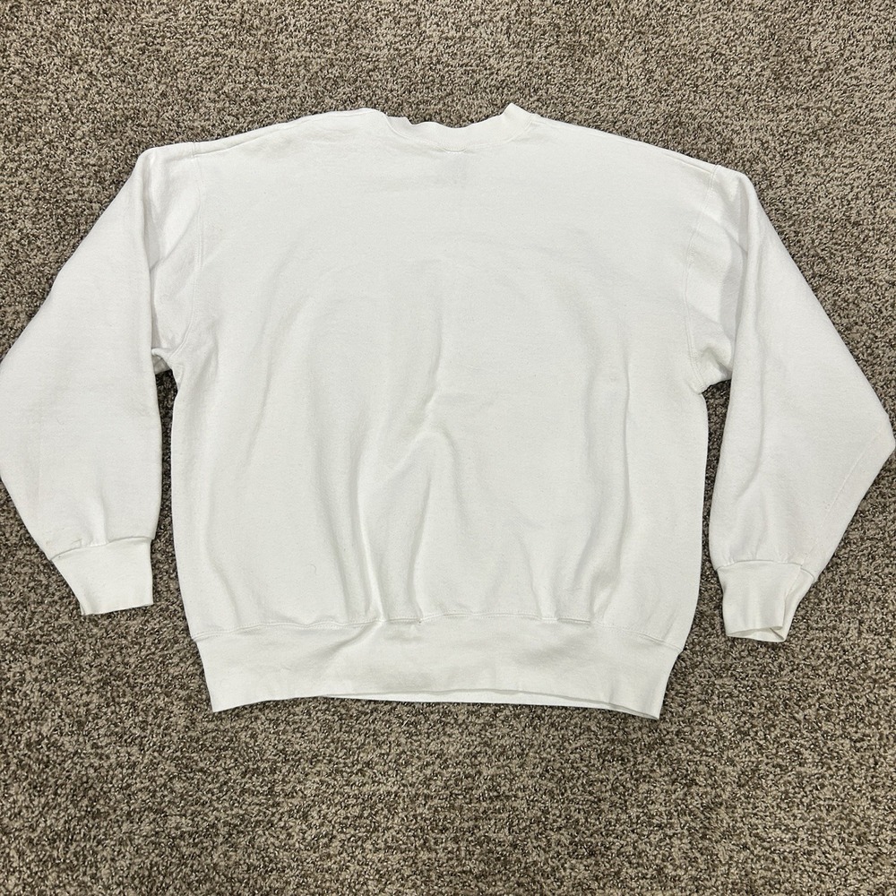 Vintage Fruit Of The Loom Christmas Graphic Crewneck Sweatshirt Adult XL 90s - Picture 4 of 8